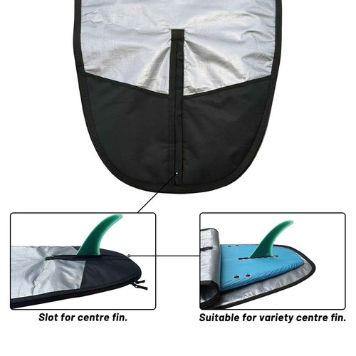 UP SURF Surfboard bag, Daylight Bags for Longboard, Size 8’6”,9’2”,9’6", Surfboard cover for Storage and Transport Surfboard (8'6")