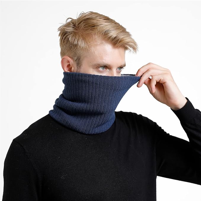 Winter Scarf Neck Warmer Gaiter Face for Men Women Warm Fleece Ski