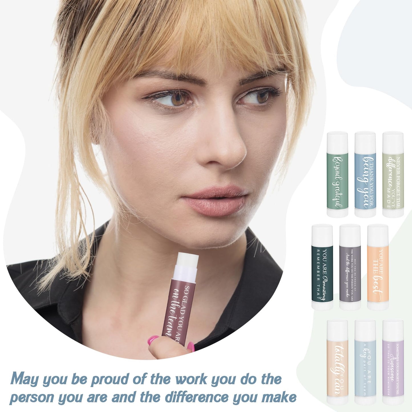 Heigble 30 Sets Back to School Teacher Appreciation Gifts Bulk Lip Balms and Hand Cream Employee Appreciation Inspirational Hand