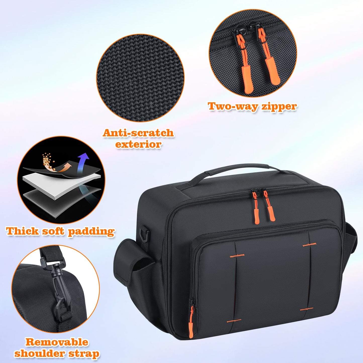 KANG YU Portable Carrying Bag Compatible with ResMed AirSense 11 CPAP, Travel Bag Compatible with AirSense 11/10/10 elite, Philips Dreamstation, 3B Medical Luna G3, XT Fit