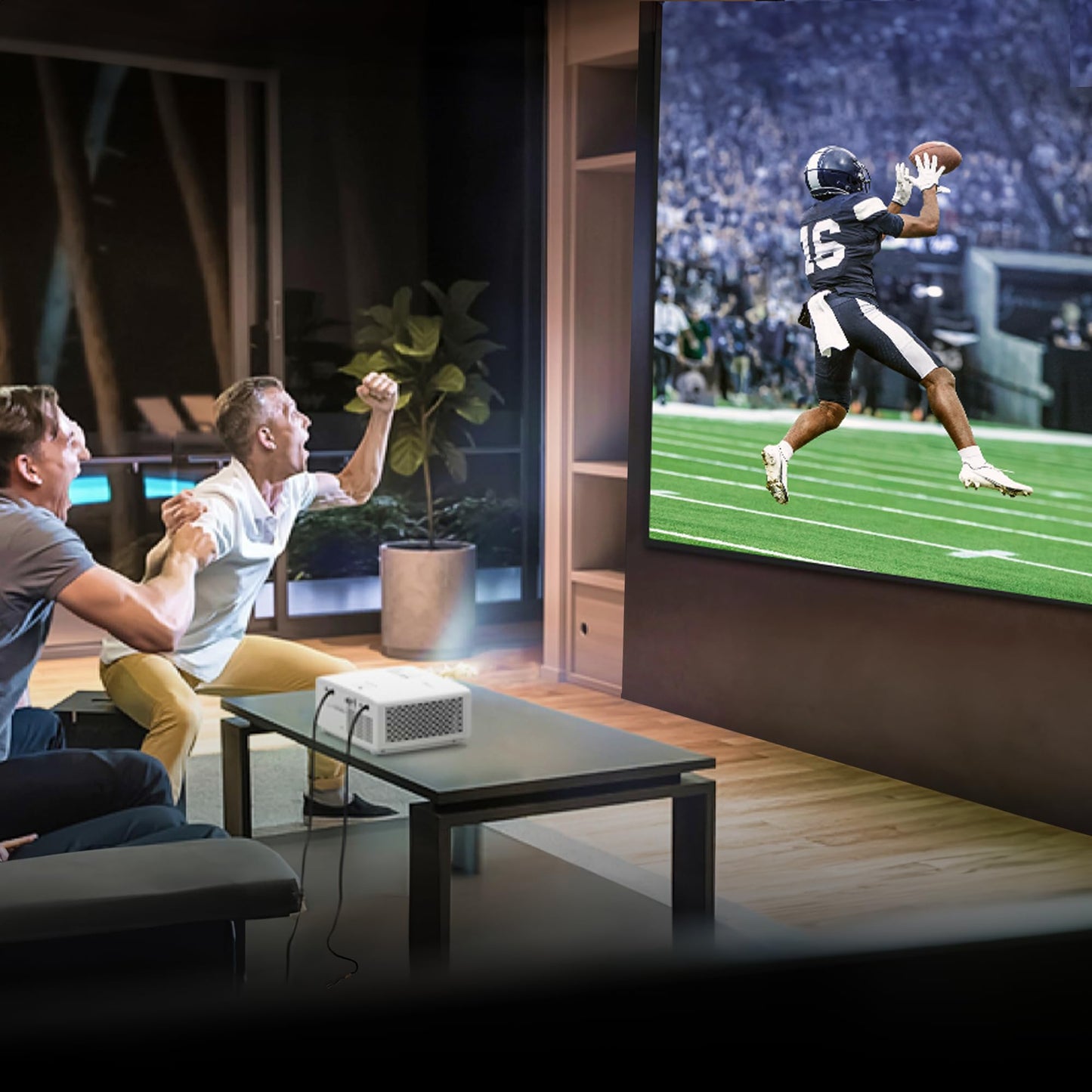 Optoma UHZ35ST 3500-Lumen UHD 4K Short-Throw Laser Projector - White