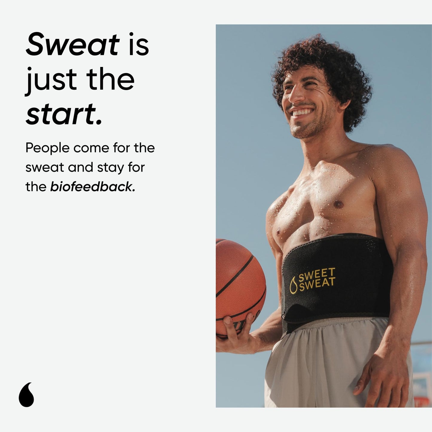 Sports Research Sweet Sweat Waist Trimmer (Core Series) - Premium Sweat Enhancing Fitness Band for Women & Men - Adjustable Fit · Latex-Free Neoprene - Yellow Logo, Large
