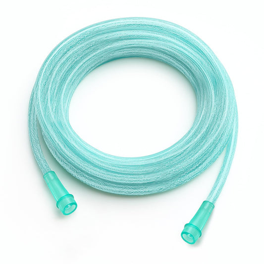 1 Oxygen Tubing 50 Ft Non Kinking High Flow — Medical Grade Universal Oxygen Hoses for Home Use, Compatible w/Standard Oxygen Therapy Devices and Connectors, O2 Tubing for Oxygen Concentrator (1 Pack)