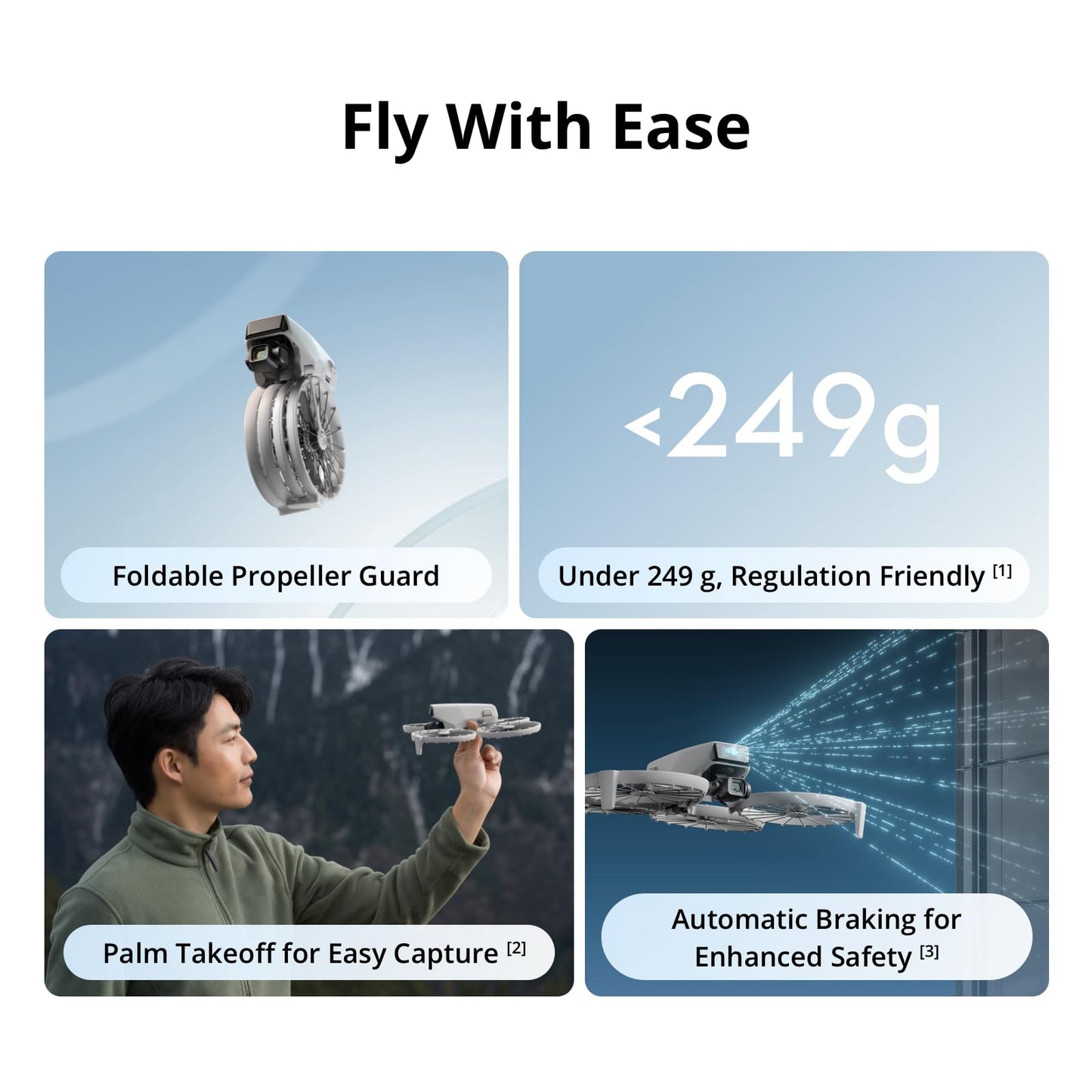 DJI Flip With RC 2 Screen Remote Controller, Follow Me Drone With 4K UHD Camera for Adults, Under 249 g, 3-Axis Gimbal Stabilization, 44000ft/13km Video Transmission, Palm Takeoff, 31-Min Flight Time
