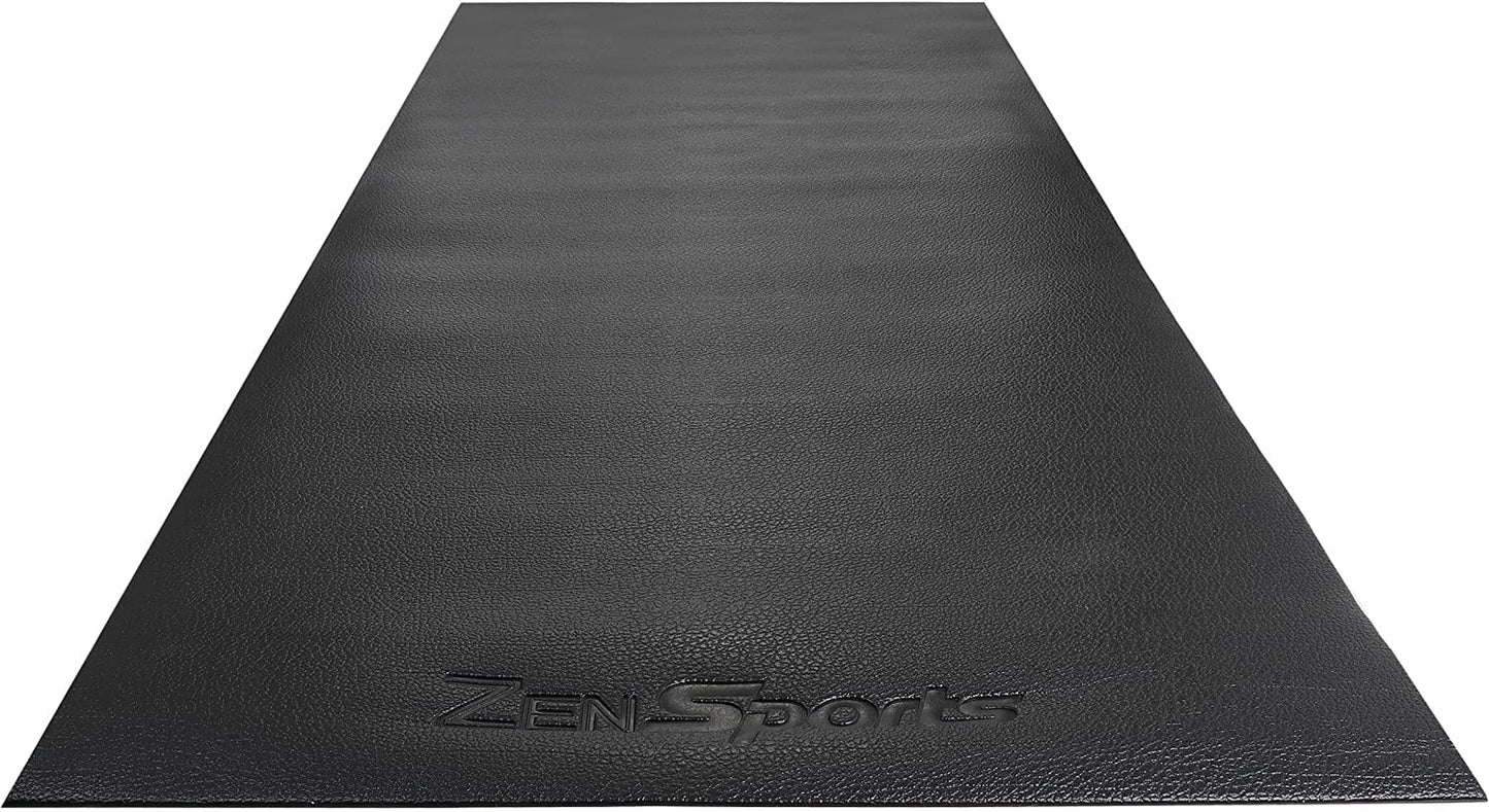 ZENY Exercise Equipment Mat 96''x38'', Exercise Bike, Elliptical, Treadmill Mat, Bike Trainer Pad for Gym Equipment Floor Protector