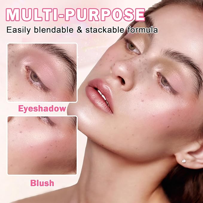 Glitter Eyeshadow Champagne Single, Ultra Fine Shimmer, Lightweight Sparkling Blendable Formula, Daily Multiuse Glossy Eyes Makeup (Weaving Maid)