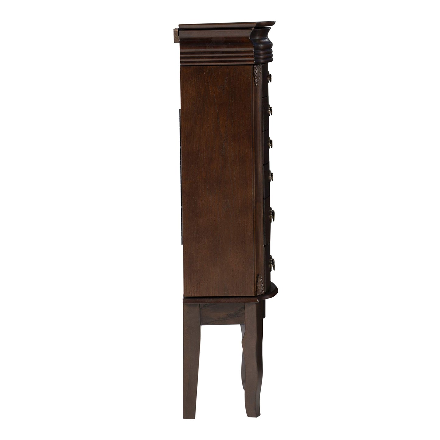 Powell Italian Influenced Transitional Espresso Jewelry Armoire,Brown