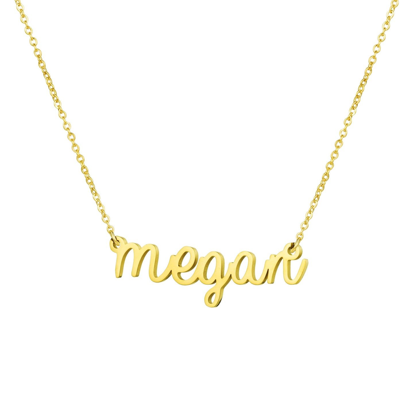 Awegift Personalized Name Necklace New Mom Bridesmaid Gift Jewelry for Megan