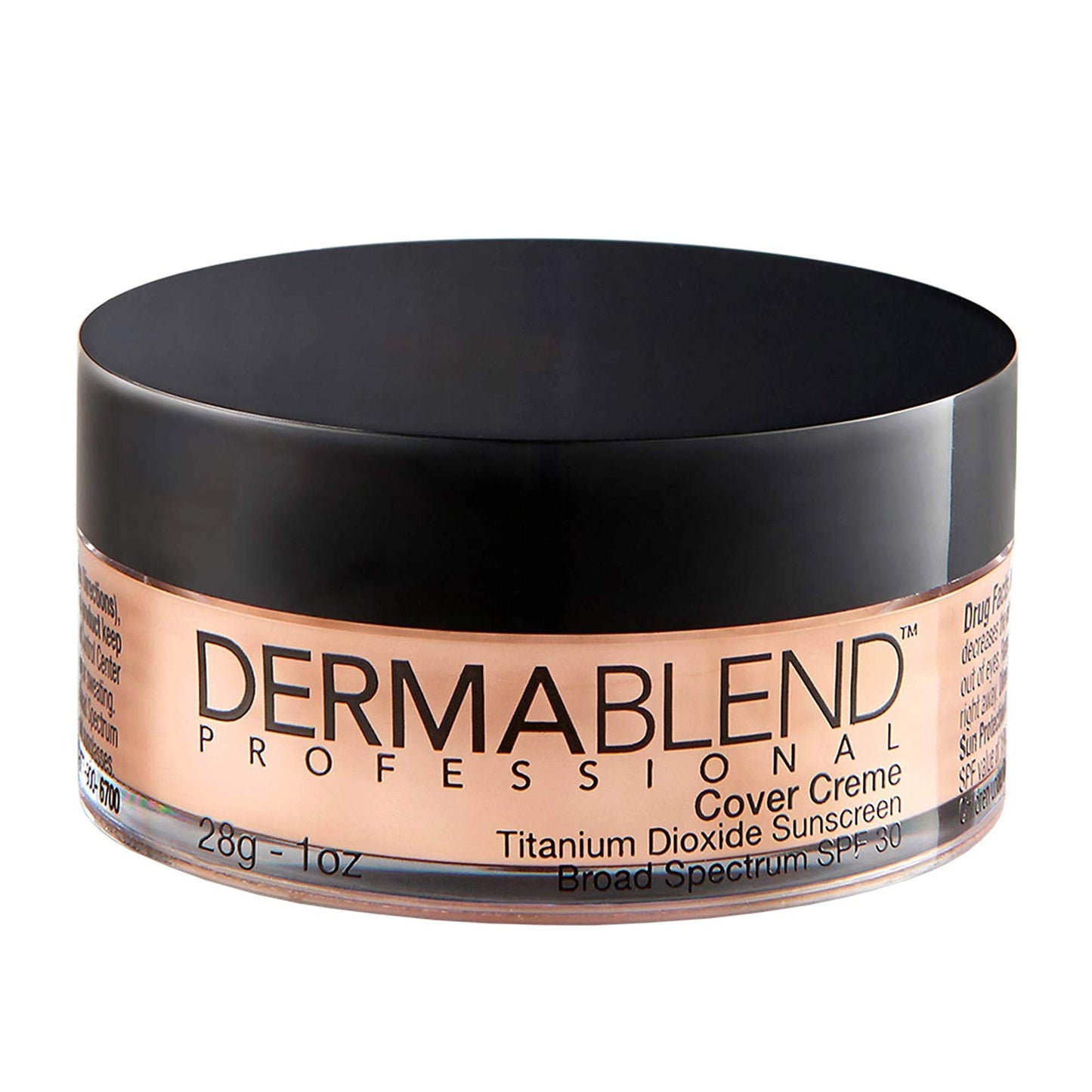 Dermablend Cover Creme High Coverage Foundation with SPF 30 10C Rose Beige, 1 Oz