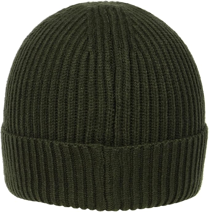 Zylioo Oversize Beanie Hats, XXL Big Size Ribbed Knit Cuffed Winter Hat for Cold Weather, Warm Skull Watch Cap