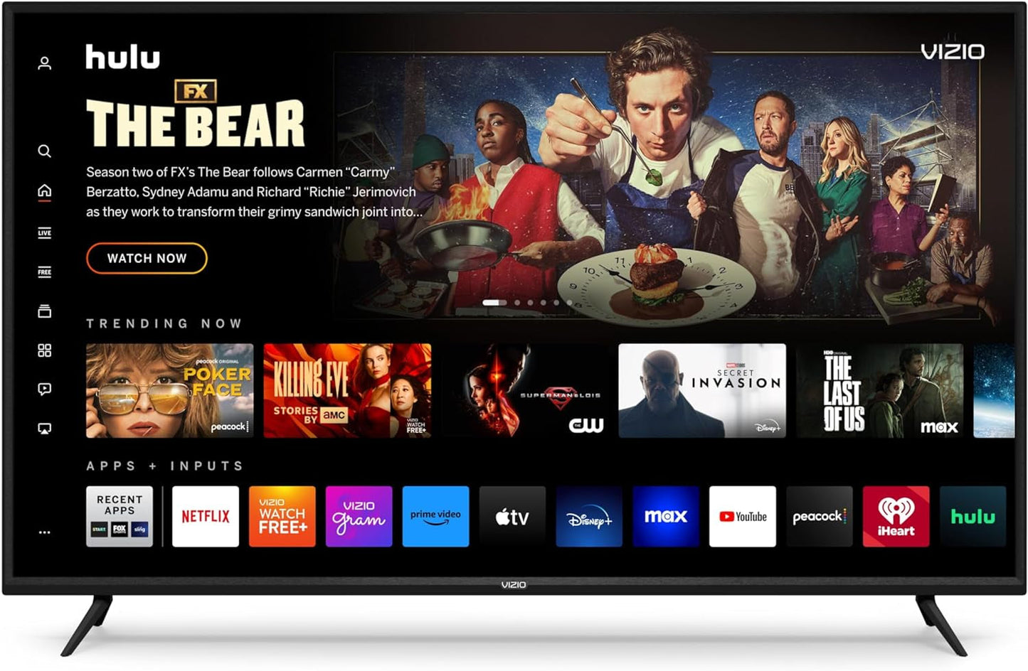 75-Inch V-Series 4K UHD LED Smart TV with Voice Remote, Dolby Vision, HDR10+, Alexa Compatibility, V755-J04, 2022 Model