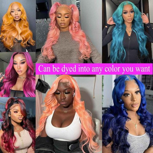 LADYWIGSDZ 613 Lace Front Wigs Human Hair Body Wave 13x4 HD Lace Frontal Wig Human Hair Pre Plucked Brazilian Virgin 613 Wigs (613 Color 13x4 Lace Front Wigs, 22 Inch)