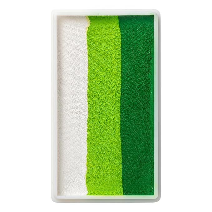 TAG Face and Body Paint - 1 Stroke Split Cake 30g - Leaf White