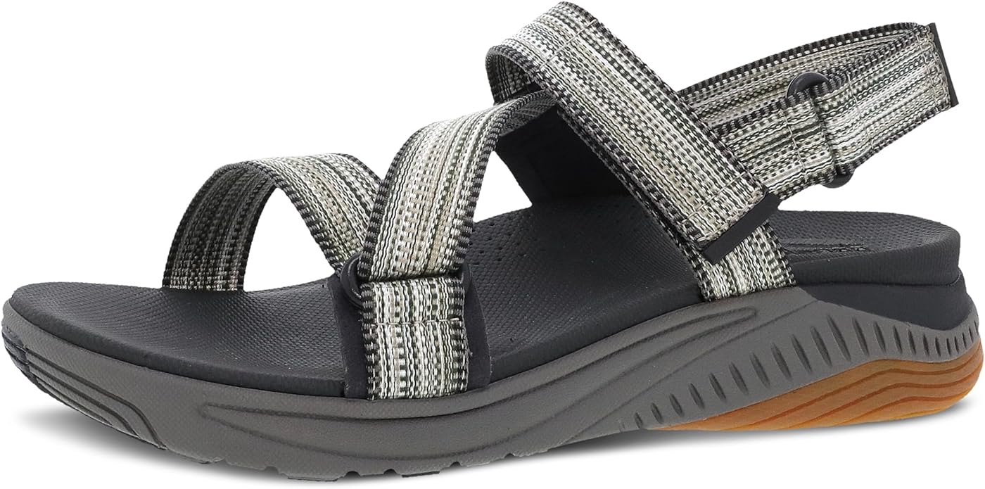 Dansko Rayna Fully Adjustable Sport Sandal for Women - Lightweight EVA Midsole and Rubber Outsole - Natural Arch Technolog...