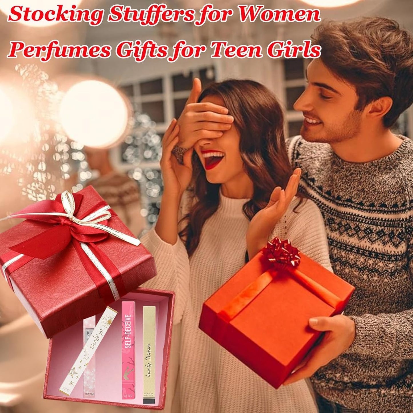4 Pack Perfumes for Women (4x35ml),Stocking Stuffers,Christmas Gifts for Women,Teengirls,Travel Size Perfume Gifts,Natural Fruity Floral Fragrances Eau de Toilette Long Lasting Cologne Perfumes Spray