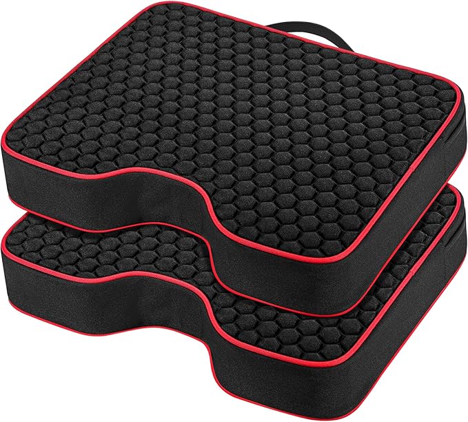 WIWODADI Stadium Seat Cushions - Portable Bleacher Cushions with 2.5" Extra Thick High-Density Foam and Massage Dots, Outdoor Fashion Seat Cushions for Sports Events, Travel, Camping, Chairs