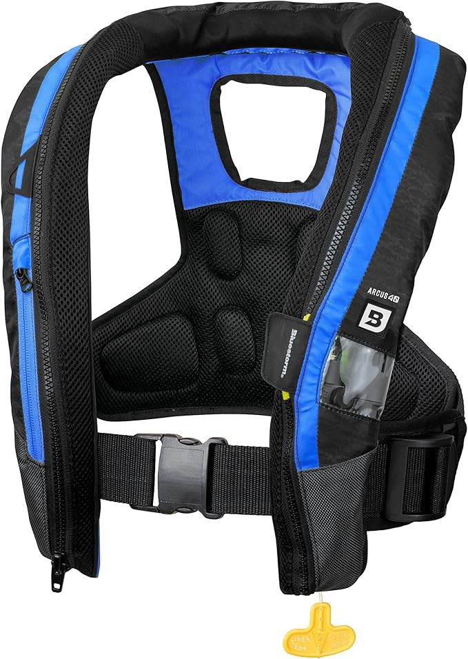 BLUESTORM Arcus 40 Automatic Inflatable PFD Life Jacket for Adults w/Manual Ripcord | US Coast Guard (USCG) Approved Life ...