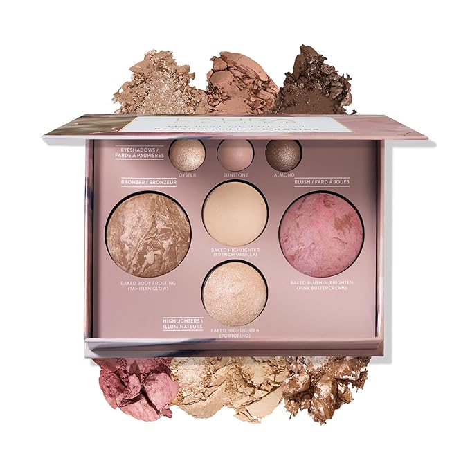 LAURA GELLER NEW YORK The Best of the Best Baked Palette - Full Size - Includes Bronzer, Blush, 2 Highlighters and 3 Eyesh...
