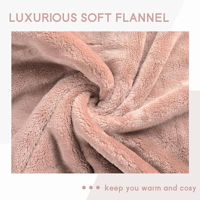 Heated Blanket Electric Blanket Full Size 72''x84'' with 9 Heating Levels, 1-10 Hour Auto Shut Off, Machine Washable, Flannel & Sherpa Soft Warming Blanket for Couch, Bed, Office - Cozy Pink
