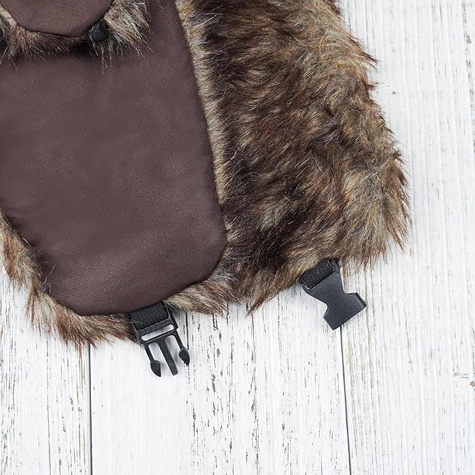 ONWAY Trapper Hat Winter Hats for Women Men with Faux Fur Ear Flaps