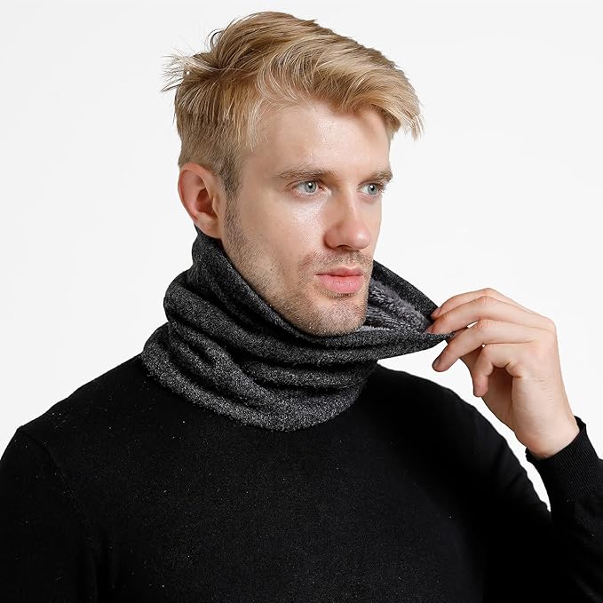 Winter Scarf Neck Warmer Gaiter Face for Men Women Warm Fleece Ski