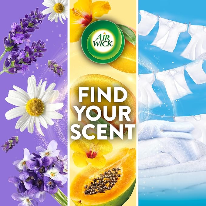 Air Wick Plug In Scented Oil Refill,Lavender & Chamomile, 10 ct