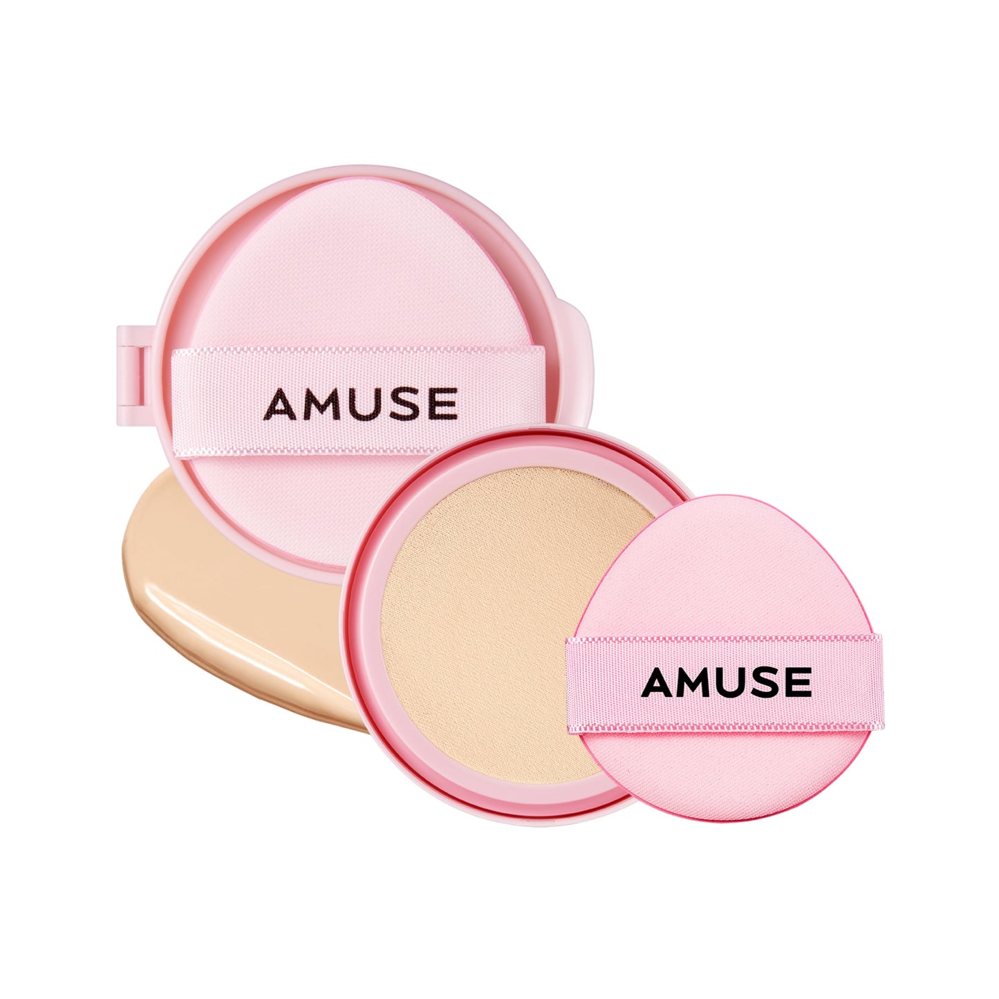 Amuse SEOUL DEW POWER VEGAN CUSHION [REFILL] 1.5 NATURAL PURE | clear beige | Dewy, glow, long-lasting, cleanbeauty, lightweight