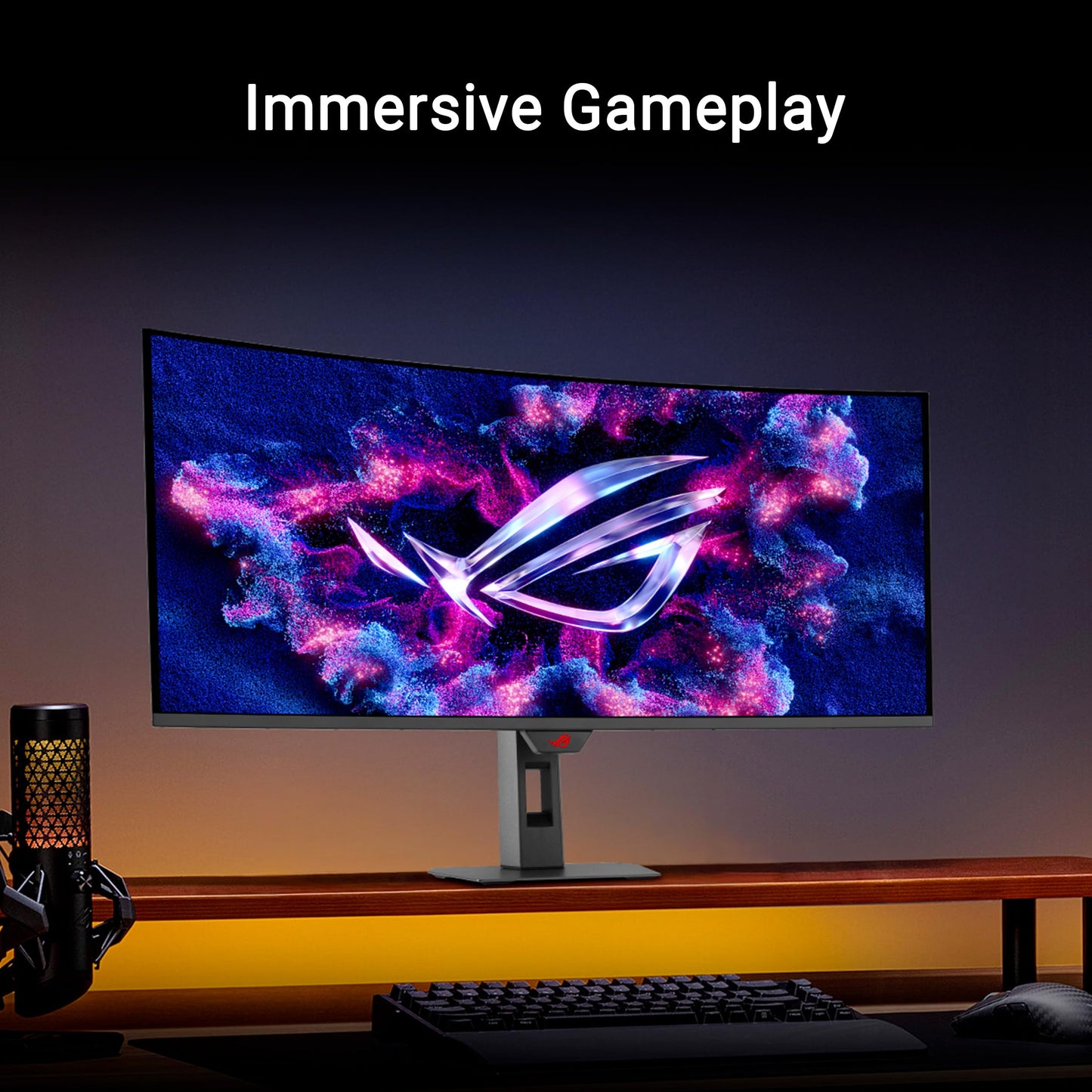 ASUS ROG Strix 34” Ultrawide QD-OLED HDR Gaming Monitor (XG34WCDG) - 3440x1440, 175Hz, 0.03ms, OLED Care Pro, True 10-bit, G-SYNC Compatible, DisplayWidget, Extreme Low Motion Blur, 3 yr Warranty