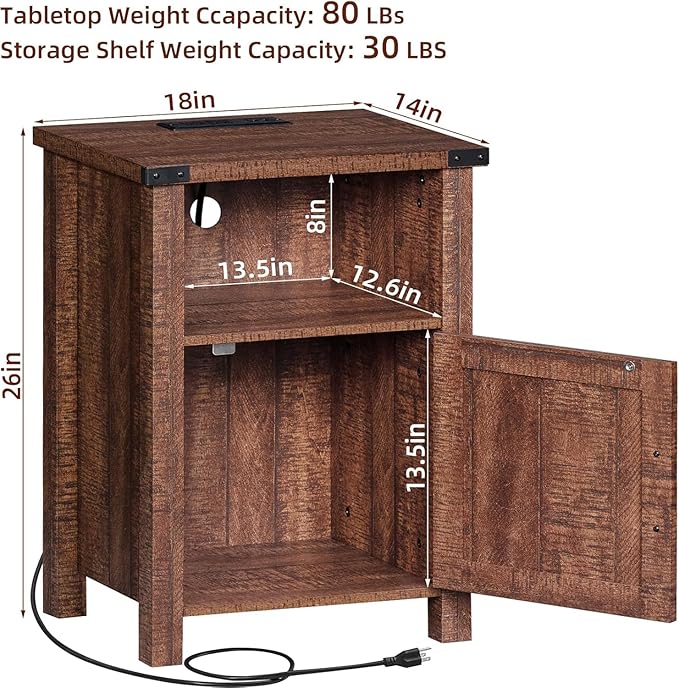 Joaxswe Farmhouse Dresser and Nightstand Sets 3 Piece, Furniture Set 18" Night Stand with Charging Station and 6 Drawers Dressers for Bedroom, 54" Dresser and Nightstand Set for Bedroom, Living Room