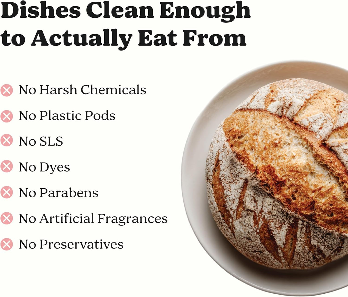 Pronounce Dishwasher Detergent - Cleaner Ingredients, Fragrance Free - Ultra Concentrated Dish Soap, Cuts Grease and Grime, Dishwasher Pods Alternative (Residue-Free). (160 Loads, Unscented)