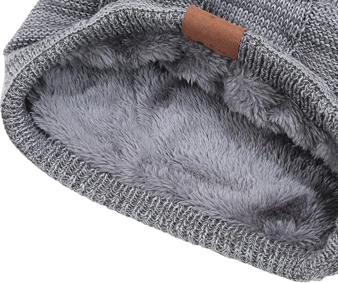 REDESS Beanie Hat for Men and Women Winter Warm Hats Knit Slouchy Thick Skull Cap