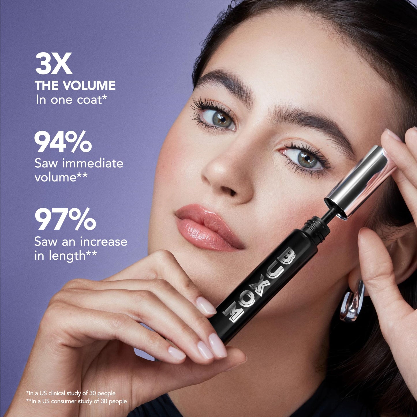 BUXOM Lash Volumizing Mascara for up to 3X More Volume, Voluminous & Lengthening Mascara for Lash Lift, Cruelty-Free, Black