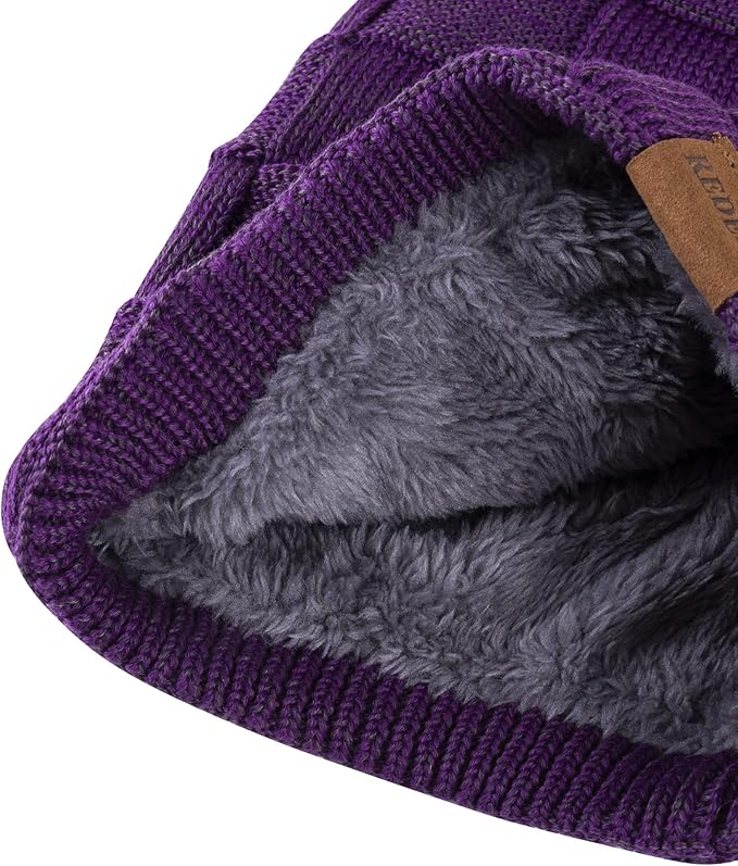 REDESS Beanie Hat for Men and Women Winter Warm Hats Knit Slouchy Thick Skull Cap