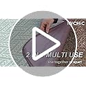 RYCHIC 2 in 1 Extra Large Outdoor Picnic Blanket Camping Mat Lightweight Oversized Giant Turkish Boho Beach Mexican Serape...