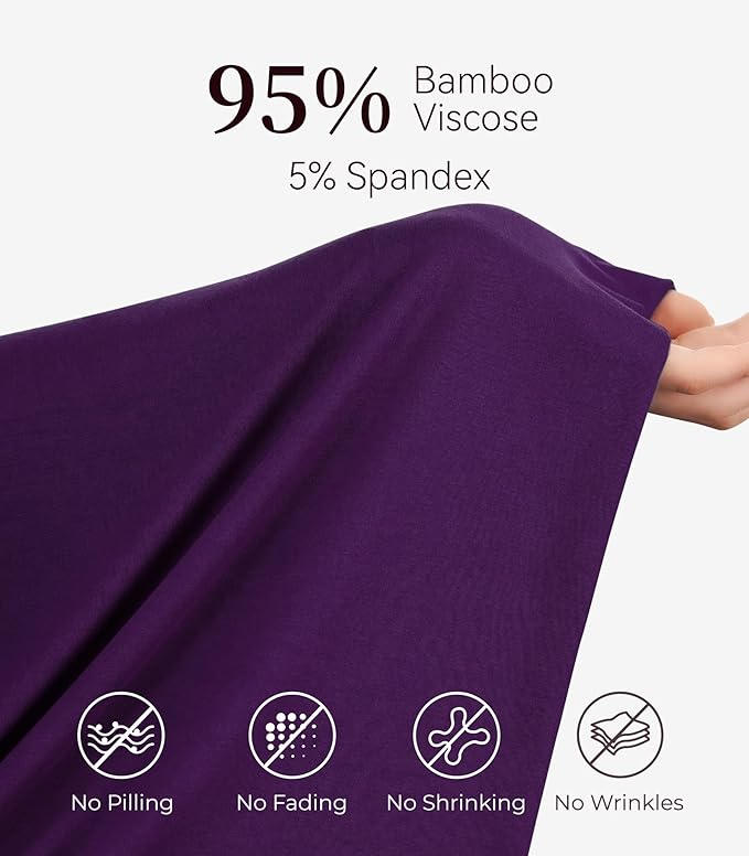 NACHILA Pajamas for Women-Viscose from Bamboo, Ribbed Racerback Tank Top Sexy Split Shorts Pajama Sets Cooling Sleep Cami Pjs