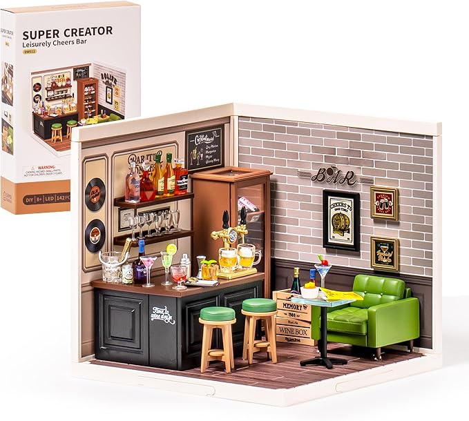 Wowood Super Creator-Mini Blocks Model Building Set for Adults, Miniature Plastic House Kit Super Store-Building Blocks To...