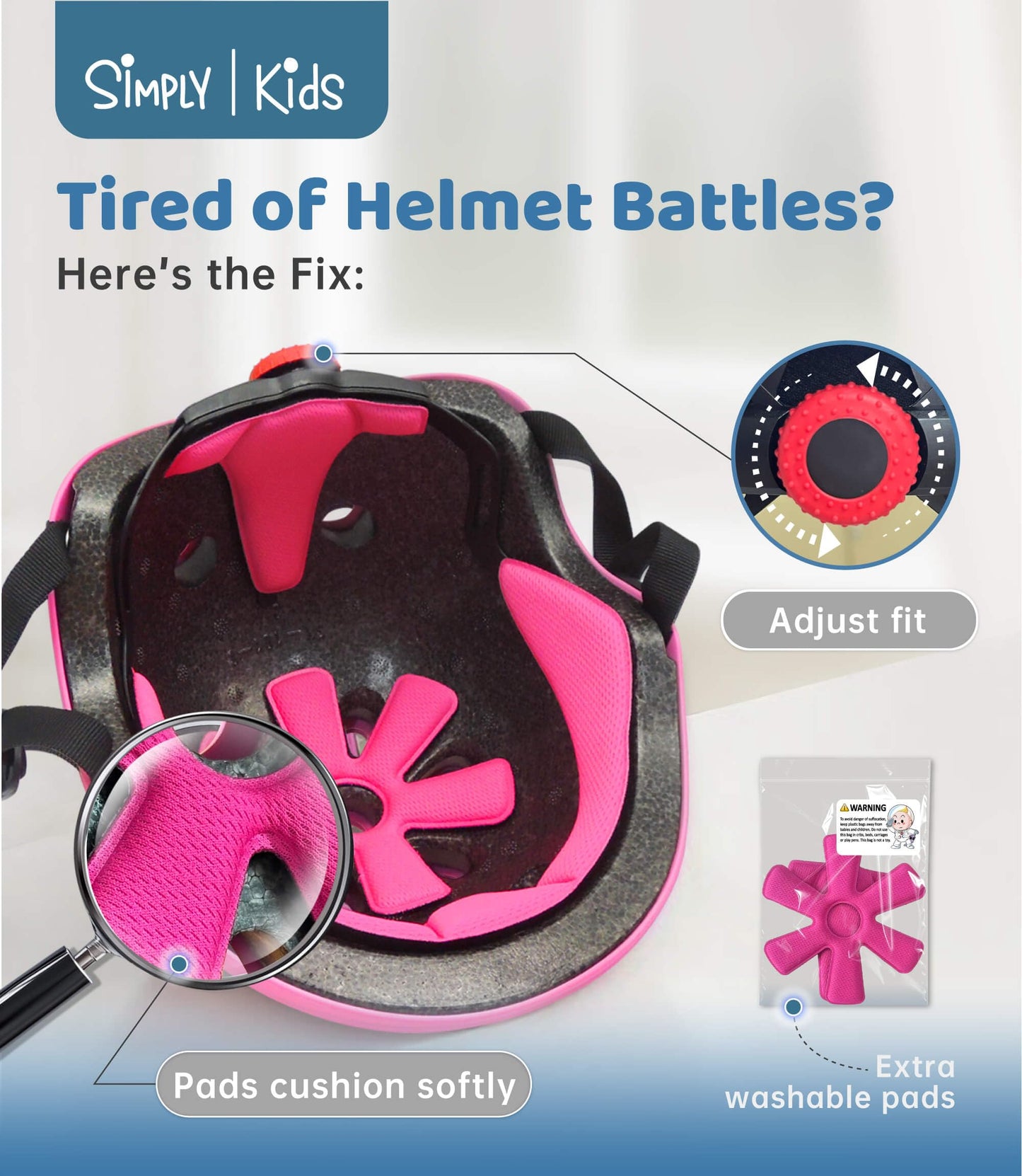 Toddler Helmet 2-4 Years Kids Helmets - Toddler Bike Helmet 3-5 5-8 for Skateboard Roller-Skating Bicycle I Boys Girls Baby Infant Child Ages Year Old Unicron (Pink, Girls in Wonderland)