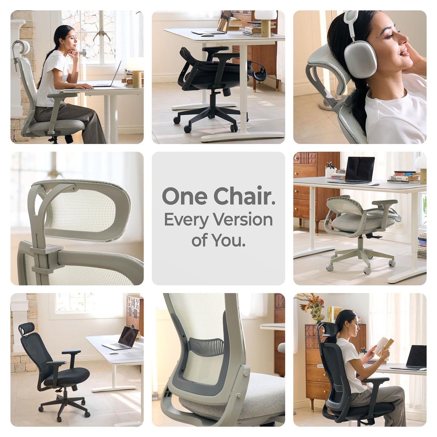 Tervo Model Y | Folding Office Chair for Small Spaces | Gaming Chair for Adults & Kids | Ergonomic Mesh Computer Chair | Foldable Desk Chair Home Work |