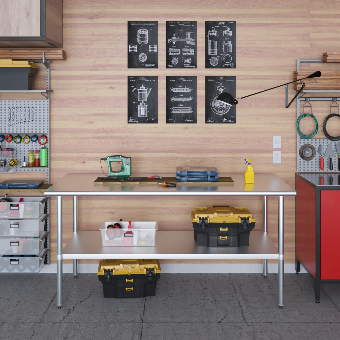 AmGood 30 in. x 72 in. Stainless Steel Work Table | Metal Kitchen Food Prep Table | NSF