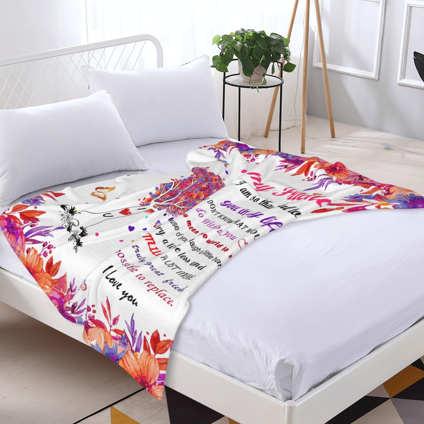 Ujifuis Best Friend Birthday Gifts for Women,Friendship Gifts for Women,Gifts for Best Friend Woman Friends Blankets 60"x50"