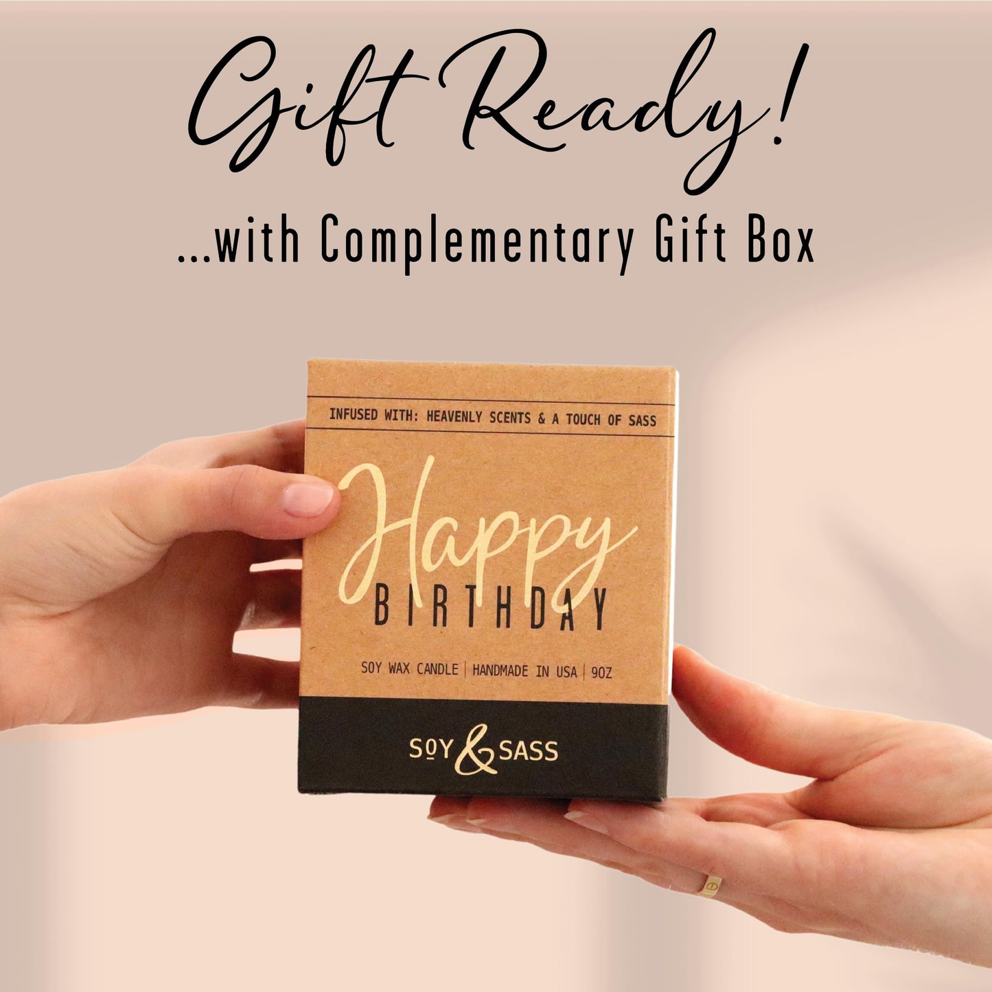 50th Birthday Gifts for Her, 50th Birthday Gifts for Women - 'Limited Edition 1975' Soy Candle, w/Champagne on Ice I 50 Year Old Gifts for Women I 9oz Reusable Jar, 50Hr Burn, Made in USA