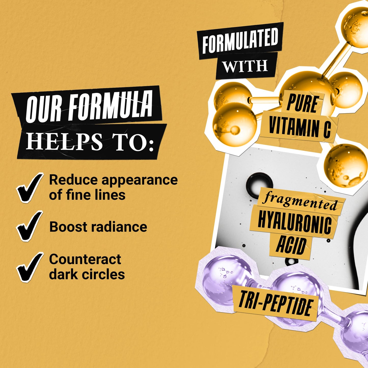 Kiehl's Powerful-Strength 10% Vitamin C Eye Serum, Line-Reducing & Dark Circle Diminishing Eye Cream, Smooths & Hydrates Underey
