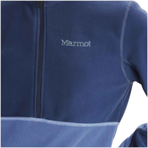 MARMOT Women's Rocklin 1/2 Zip - Fleece Pullover Jacket, Twilight Blue/Blue Bonnet, X-Large