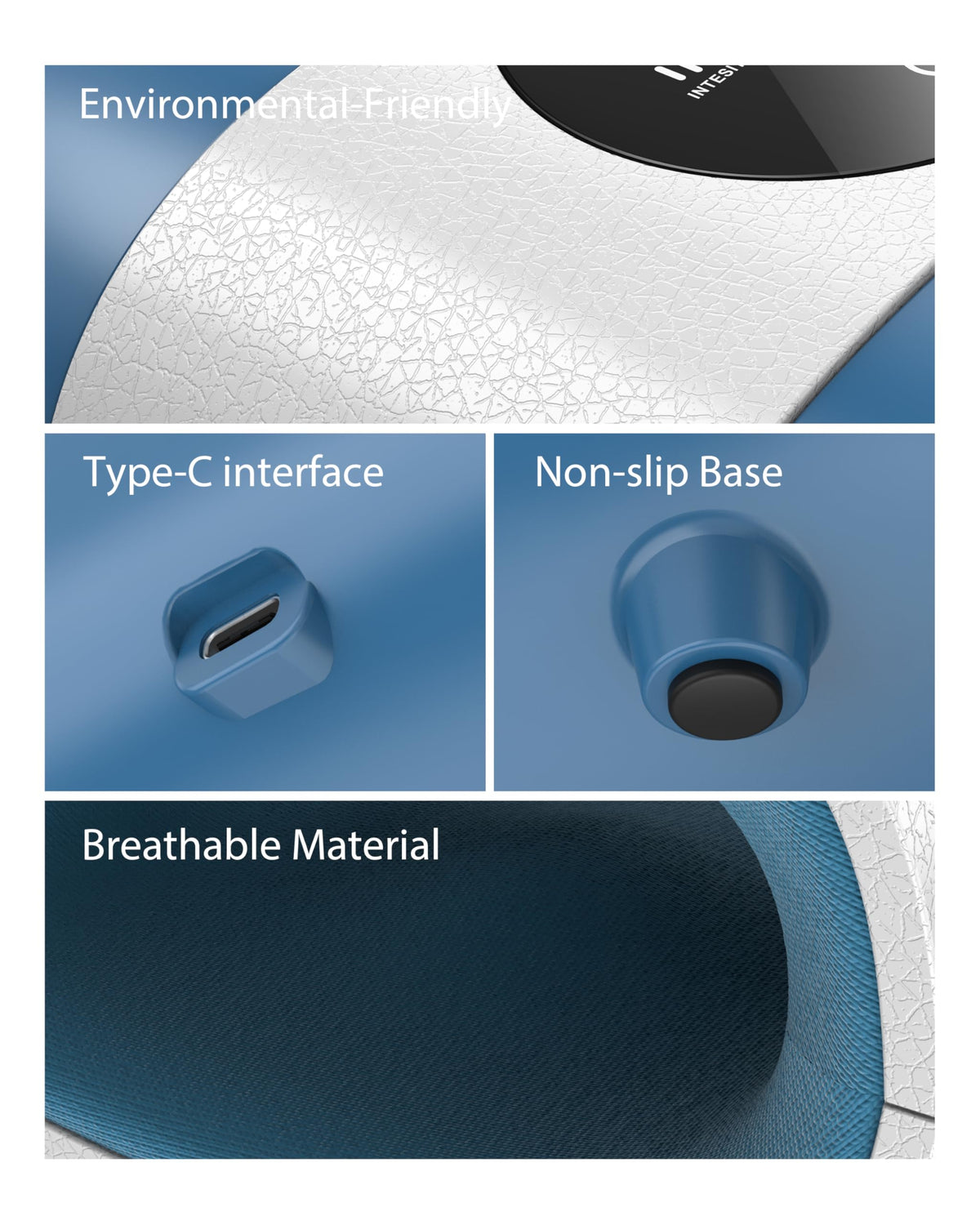 CINCOM Upgraded Hand Massager with Heat and Compression for Arthritis and Carpal Tunnel - Cordless & Rechargeable, Gifts for Women