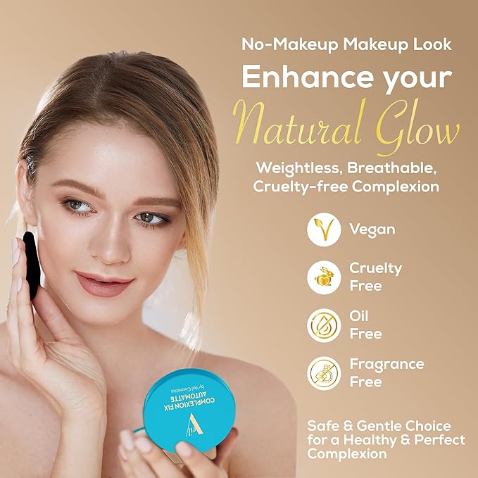 Veil Complexion Fix AutoMatte Mattifying Balm - Anti-Shine Translucent Powderless Makeup - Prime, Set, Mattify, Touch-Up & Remove Oil - Blur Pores & Fine Lines - Smooth Complexion - All Skin Types