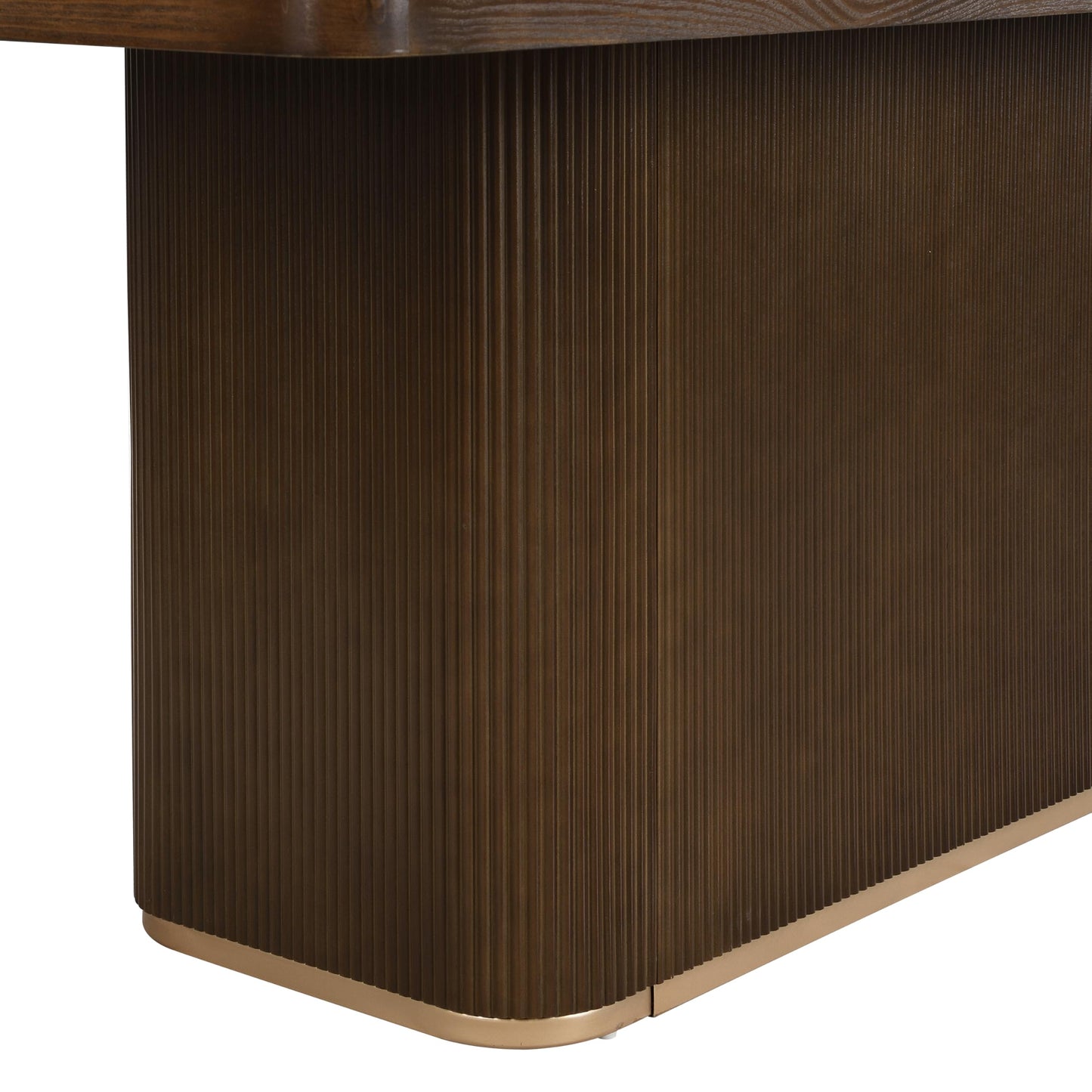 Christopher Knight Home Scout 84 Inch Dining Table for 6 People, Modern Kitchen Table with Pillar Legs, Wooden Rectangular Spacious Dinner Furniture for Dining Room, Home Office, Walnut