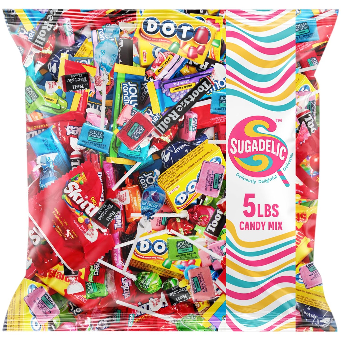 Assorted Candy Variety Pack – 5 LB Bulk Bag Ideal for Piñatas, Goodie Bags, Party Favors & Buffets – Perfect for Events, Celebrations & Large Displays