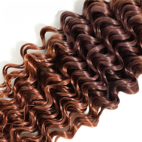 Condescension Brazilian Omber T1B/4/30 Human Hair Bundles 16 18 20 Inch Deep Wave 3 Bundles Human Hair 100% Unprocessed Remy Virgin Weave Hair for Women