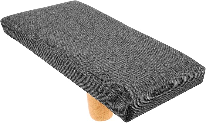 Portable Posture Bench Grey Medium for Meditation and Balance Training Comfortable Kneeling Stool with Stable Support for Adults Over Zen Practice Seat