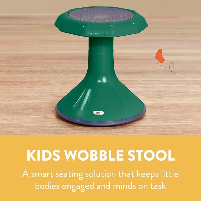 Back2School Express Wobble Stool, 15", Flexible Seating, Green